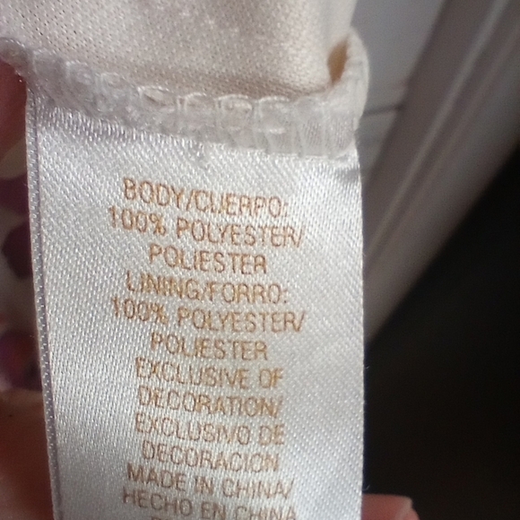 Z Studio Sleeveless, Women's 8P Sheer Slip Lined Floral A Line Spring Dress - Picture 12 of 12